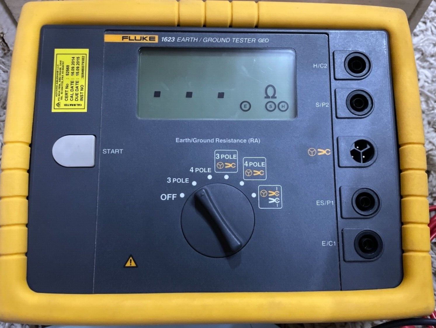 Fluke 1623 Advanced Earth Ground Tester Industrial Worldwide